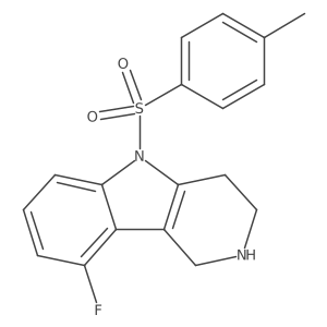 9-Fluoro-5-tosyl-2,3,4,5-tetrahydro-1H-pyrido[4,3-b]indole Structure