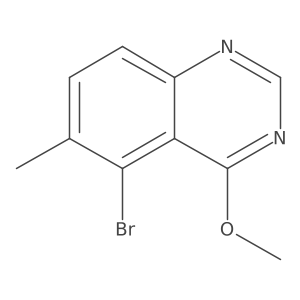 5-Bromo-4-methoxy-6-methylquinazoline Structure