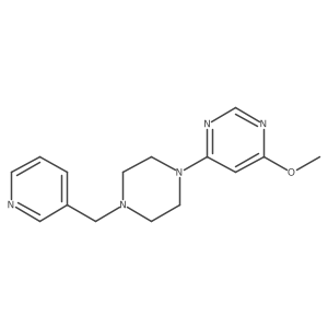 4-Methoxy-6-{4-[(pyridin-3-yl)methyl]piperazin-1-yl}pyrimidine Structure