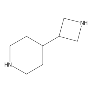 4-(Azetidin-3-yl)piperidine结构式