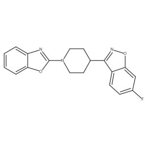 3-[1-(1,3-Benzoxazol-2-yl)piperidin-4-yl]-6-fluoro-1,2-benzoxazole Structure