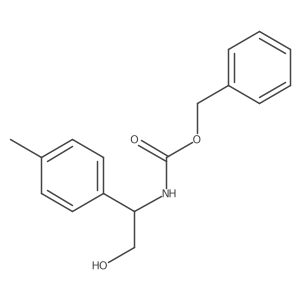 benzyl N-[2-hydroxy-1-(4-methylphenyl)ethyl]carbamate结构式