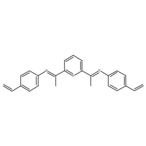 1,1'-(Pyridine-2,6-diyl)bis(N-(4-vinylphenyl)ethan-1-imine) Structure
