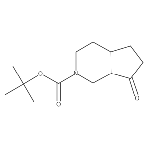 tert-butyl (4aS,7aS)-7-oxo-3,4,4a,5,6,7a-hexahydro-1H-cyclopenta[c]pyridine-2-carboxylate Structure