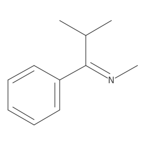 N-(2-Methyl-1-phenylpropylidene)methanamine Structure