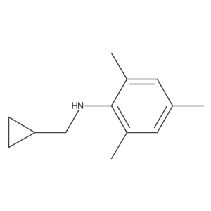 N-(cyclopropylmethyl)-2,4,6-trimethylaniline Structure