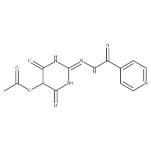 Acetyldialuric acid isonicotinehydrazone Structure