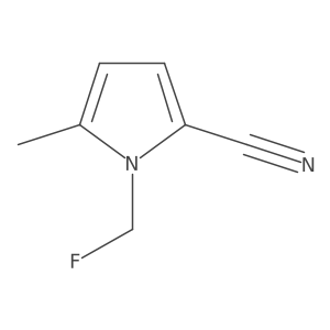 1-(Fluoromethyl)-5-methyl-1H-pyrrole-2-carbonitrile Structure