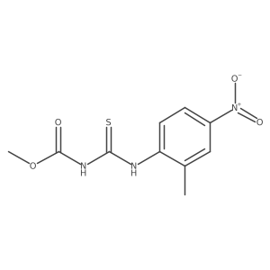 methyl N-[(2-methyl-4-nitrophenyl)carbamothioyl]carbamate结构式