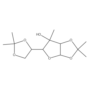 (3aR,5R,6S,6aR)-5-((R)-2,2-Dimethyl-1,3-dioxolan-4-yl)-2,2,6-trimethyltetrahydrofuro[2,3-d][1,3]dioxol-6-ol Structure