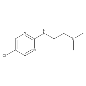 N-(5-chloropyrimidin-2-yl)-N',N'-dimethylethane-1,2-diamine结构式