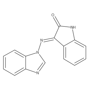 3-((1H-Benzo[d]imidazol-1-yl)imino)indolin-2-one Structure
