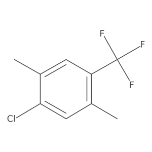 2,5-Dimethyl-4-(trifluoromethyl)chlorobenzene结构式