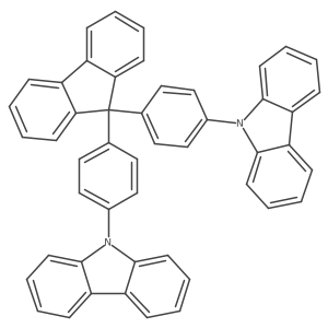 9,9'-((9H-Fluorene-9,9-diyl)bis(4,1-phenylene))bis(9H-carbazole) Structure
