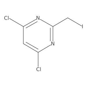 4,6-Dichloro-2-iodomethylpyrimidine结构式