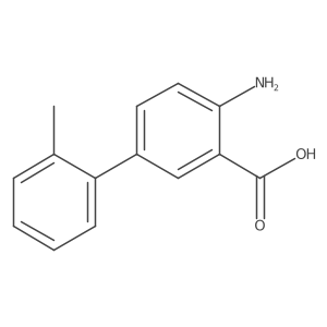 4-Amino-2'-methyl[1,1'-biphenyl]-3-carboxylic acid结构式