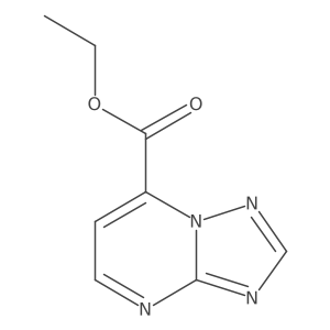 Ethyl [1,2,4]triazolo[1,5-a]pyrimidine-7-carboxylate结构式