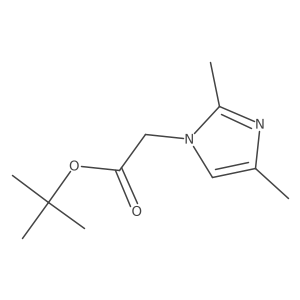 2,4-dimethyl-1H-imidazol-1-ylacetic acid tert-butyl ester Structure
