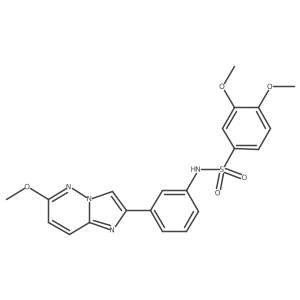 3,4-dimethoxy-N-(3-(6-methoxyimidazo[1,2-b]pyridazin-2-yl)phenyl)benzenesulfonamide Structure