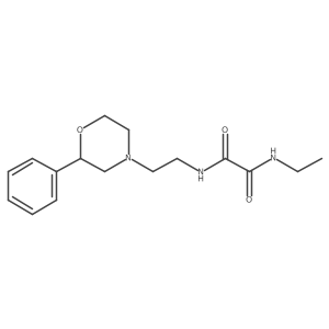 N1-ethyl-N2-(2-(2-phenylmorpholino)ethyl)oxalamide结构式