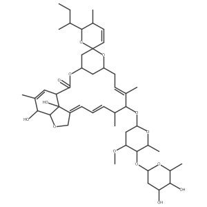 3''-O-Desmethylavermectin B1a Structure