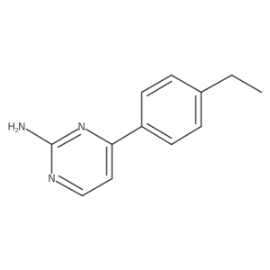 2-Amino-6-(4-ethylphenyl)pyrimidine Structure