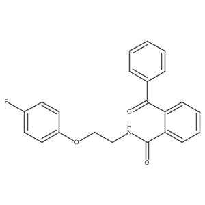2-benzoyl-N-[2-(4-fluorophenoxy)ethyl]benzamide Structure