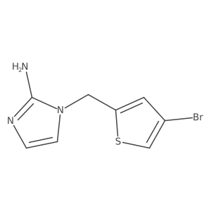 1-[(4-Bromothiophen-2-YL)methyl]-1H-imidazol-2-amine Structure