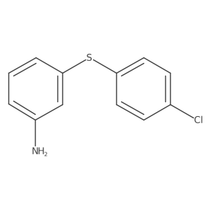 3-[(4-Chlorophenyl)sulfanyl]aniline结构式