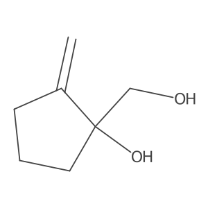 (1R)-1-(Hydroxymethyl)-2-methylidenecyclopentan-1-OL Structure
