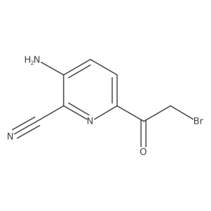 3-Amino-6-(2-bromoacetyl)-2-pyridinecarbonitrile Structure