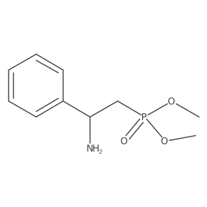 Dimethyl P-(2-amino-2-phenylethyl)phosphonate Structure