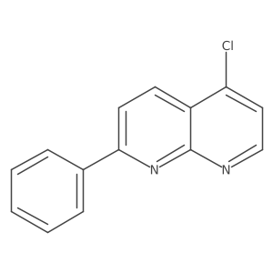 5-Chloro-2-phenyl-1,8-naphthyridine结构式