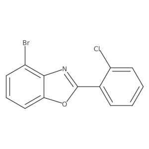 4-Bromo-2-(2-chlorophenyl)benzoxazole Structure