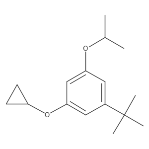 1-Tert-butyl-3-cyclopropoxy-5-isopropoxybenzene Structure