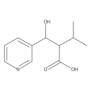 I(2)-Hydroxy-I+/--(1-methylethyl)-3-pyridinepropanoic acid Structure
