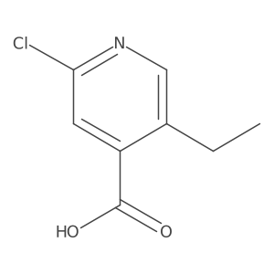 2-Chloro-5-ethyl-4-pyridinecarboxylic acid结构式