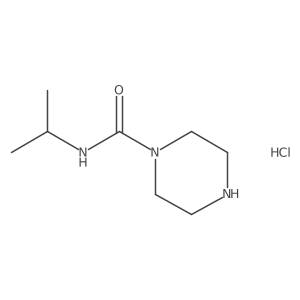 N-(propan-2-yl)piperazine-1-carboxamide hydrochloride Structure