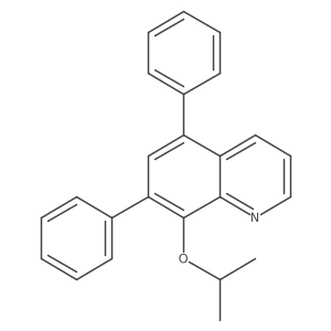 5,7-Diphenyl-8-propan-2-yloxyquinoline Structure