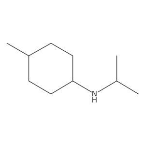 (1r,4r)-4-methyl-N-(propan-2-yl)cyclohexan-1-amine结构式