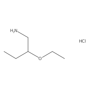 (2-Ethoxybutyl)amine hydrochloride Structure