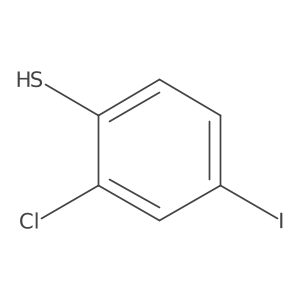 2-Chloro-4-iodobenzenethiol Structure