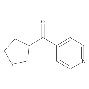 Pyridin-4-yl(tetrahydrothiophen-3-yl)methanone结构式