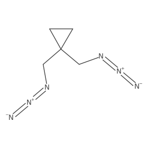 1,1-Bis(azidomethyl)cyclopropane结构式