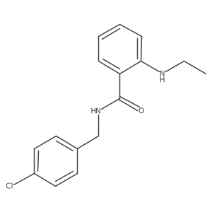 N-(4-Chlorobenzyl)-2-(ethylamino)benzamide Structure
