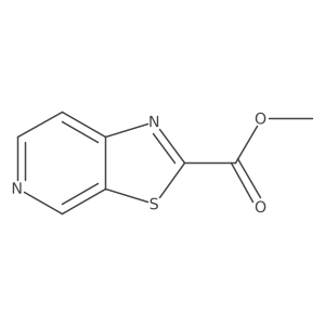 Methyl thiazolo[5,4-c]pyridine-2-carboxylate结构式