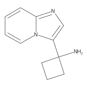 1-{Imidazo[1,2-a]pyridin-3-yl}cyclobutan-1-amine Structure