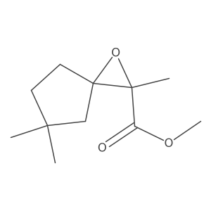 Methyl 2,5,5-trimethyl-1-oxaspiro[2.4]heptane-2-carboxylate Structure