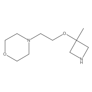 4-{2-[(3-Methylazetidin-3-yl)oxy]ethyl}morpholine结构式