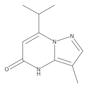 3-methyl-7-(propan-2-yl)-4H,5H-pyrazolo[1,5-a]pyrimidin-5-one Structure